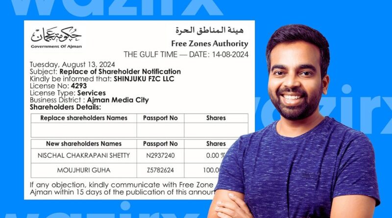 Nischal-Transferred-100-Shares-to-His-Wife-Weeks-After-WazirX-Hack